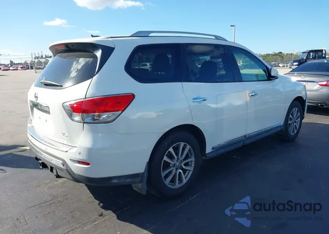 2014 Nissan Pathfinder Sl из США, поврежденный, VIN 5N1AR2MN2EC681372